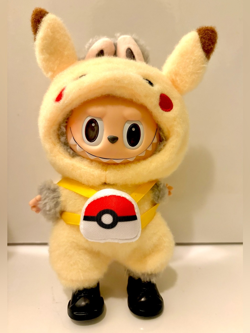 Exciting Macaron Labubu • Sesame Bean • Pikachou 4 Piece Fit!
